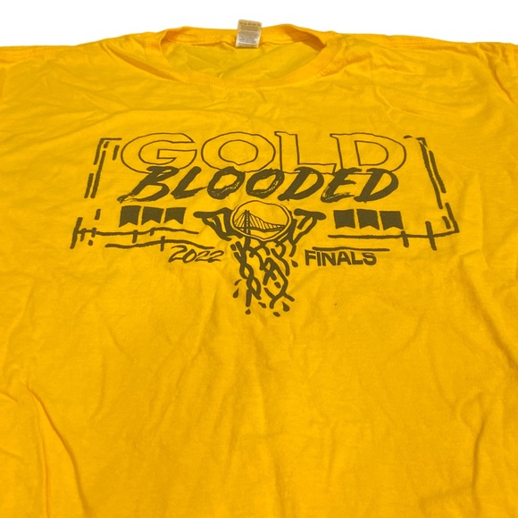 Gold 2022 NBA Finals T-Shirt - Picture 2 of 4